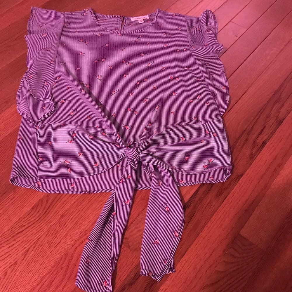 A sleeveless top